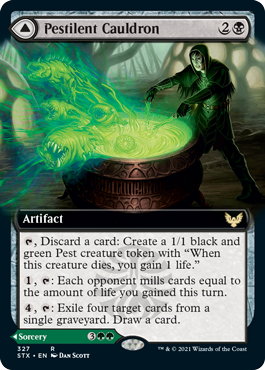 Pestilent Cauldron // Restorative Burst (Extended) [Strixhaven: School of Mages] | RetroPlay Games