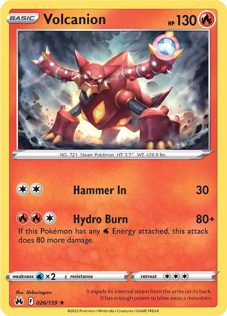Volcanion (026/159) [Sword & Shield: Crown Zenith] | RetroPlay Games