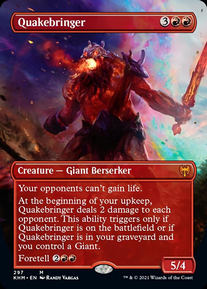 Quakebringer (Borderless Alternate Art) [Kaldheim] | RetroPlay Games