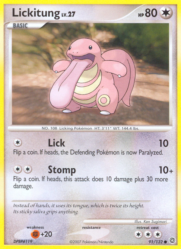 Lickitung (91/132) [Diamond & Pearl: Secret Wonders] | RetroPlay Games