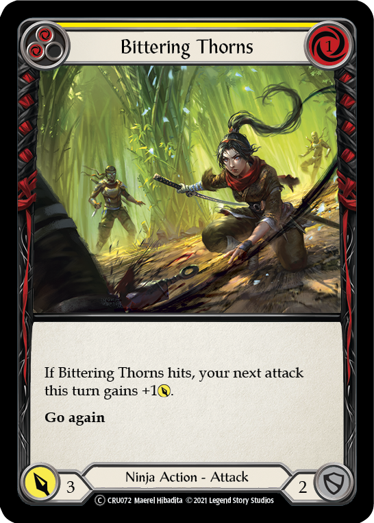 Bittering Thorns [U-CRU072] (Crucible of War Unlimited)  Unlimited Rainbow Foil | RetroPlay Games