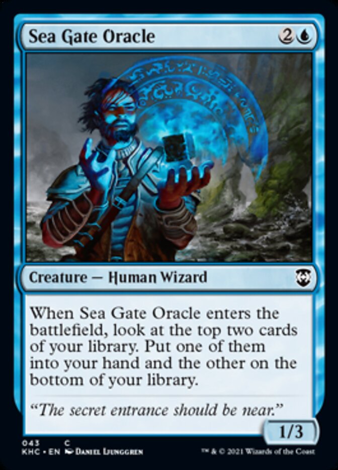 Sea Gate Oracle [Kaldheim Commander] | RetroPlay Games