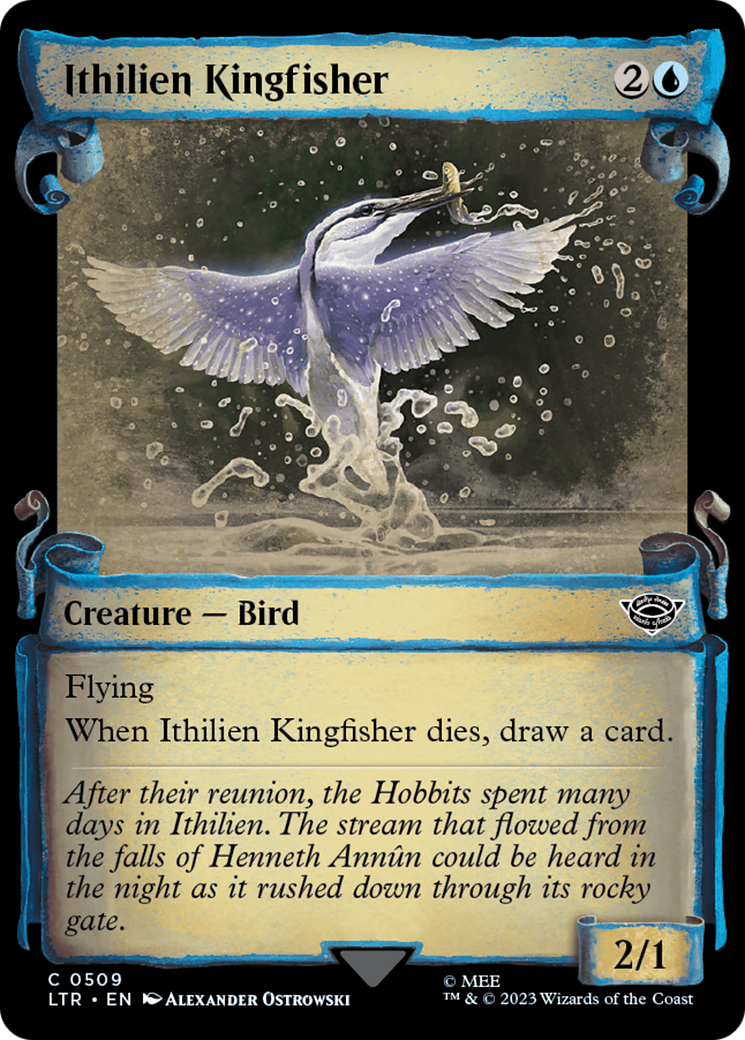 Ithilien Kingfisher [The Lord of the Rings: Tales of Middle-Earth Showcase Scrolls] | RetroPlay Games