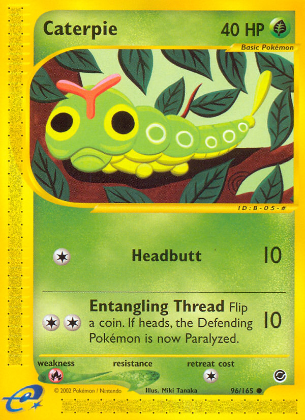 Caterpie (96/165) [Expedition: Base Set] | RetroPlay Games