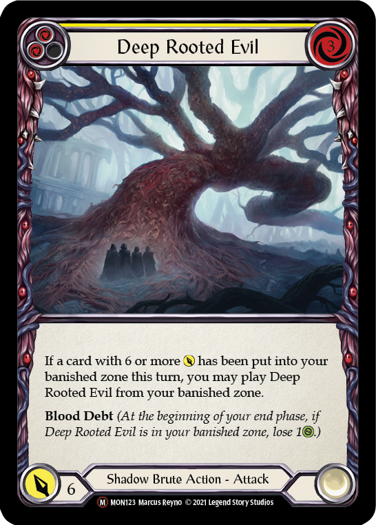 Deep Rooted Evil [U-MON123-RF] (Monarch Unlimited)  Unlimited Rainbow Foil | RetroPlay Games