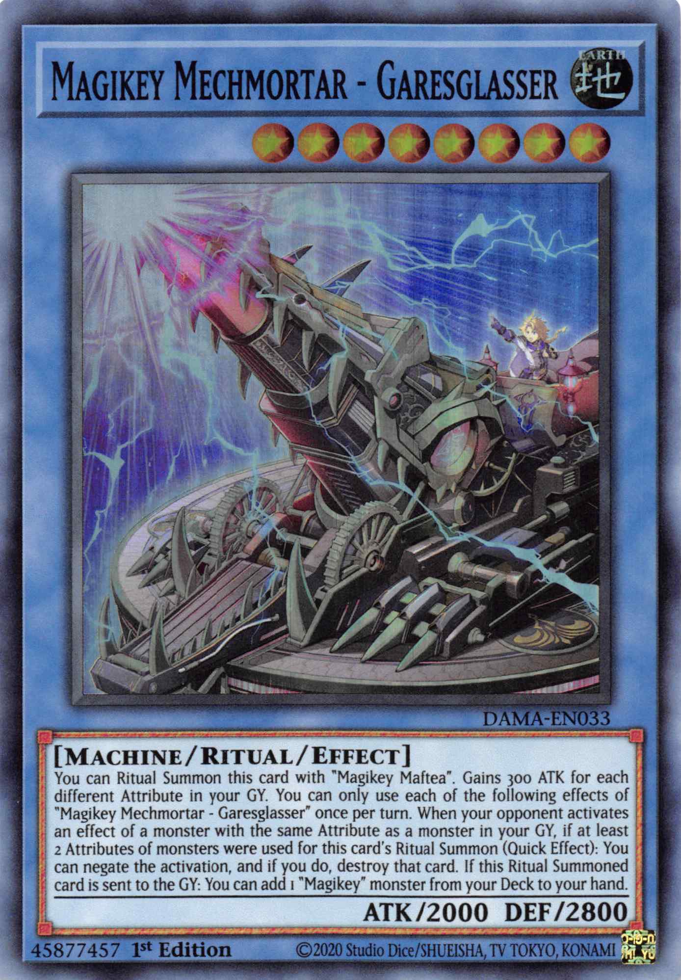 Magikey Mechmortar - Garesglasser [DAMA-EN033] Super Rare | RetroPlay Games