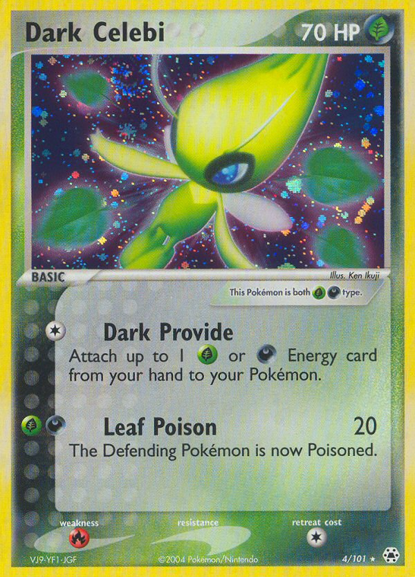 Dark Celebi (4/101) [EX: Hidden Legends] | RetroPlay Games