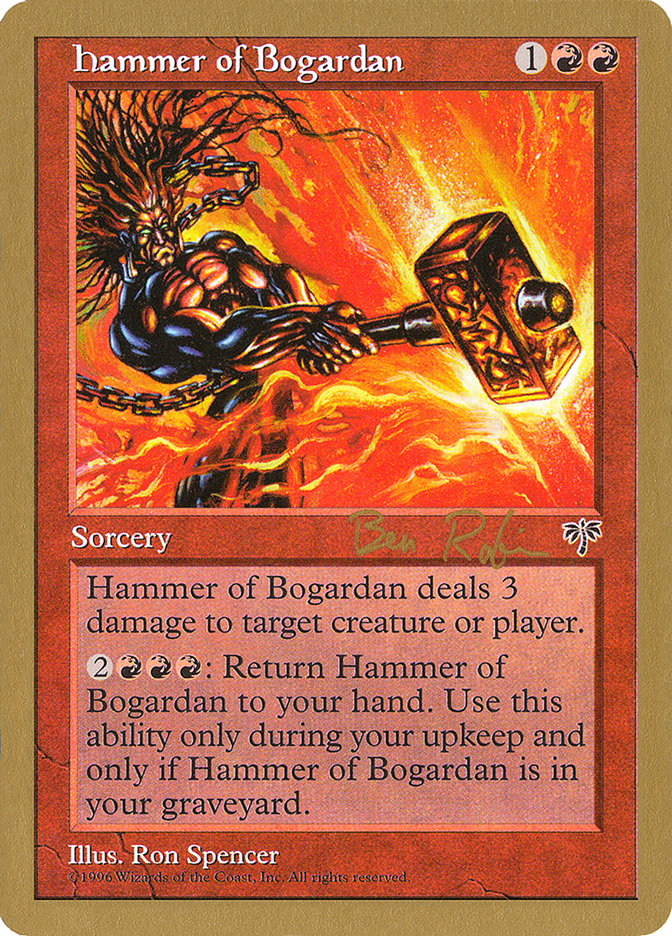 Hammer of Bogardan (Ben Rubin) [World Championship Decks 1998] | RetroPlay Games