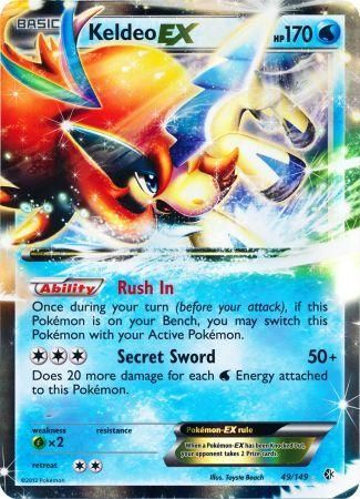 Keldeo EX (49/149) (Jumbo Card) [Black & White: Boundaries Crossed] | RetroPlay Games