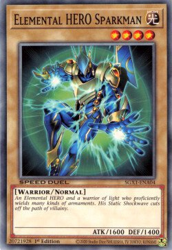 Elemental HERO Sparkman [SGX1-ENA04] Common | RetroPlay Games