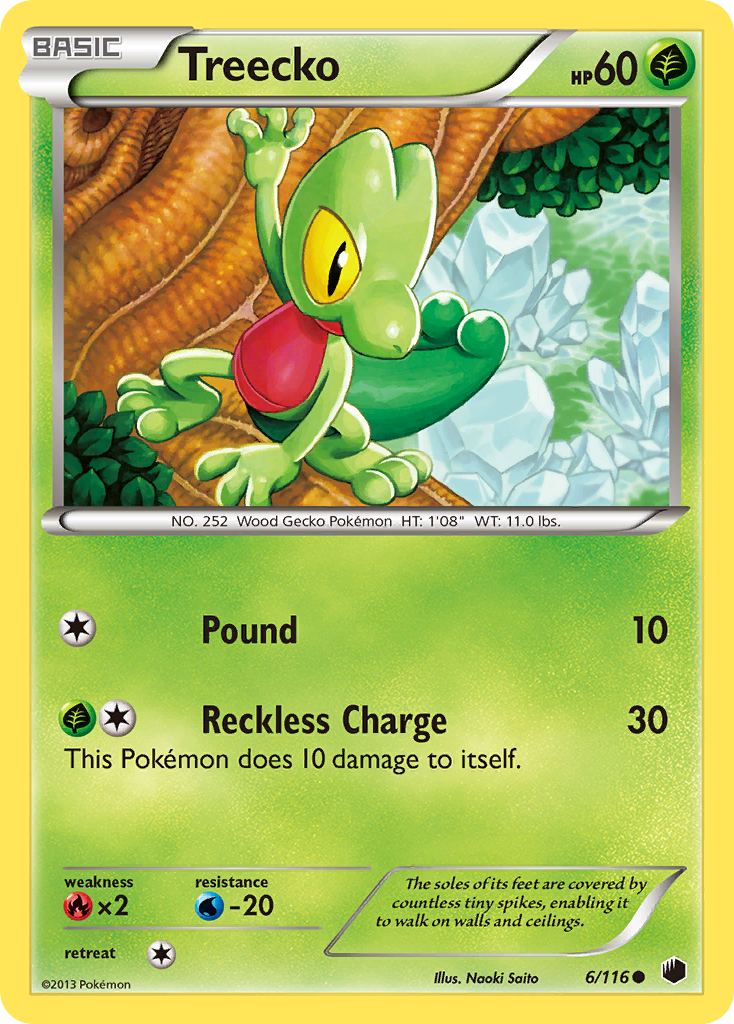 Treecko (6/116) [Black & White: Plasma Freeze] | RetroPlay Games