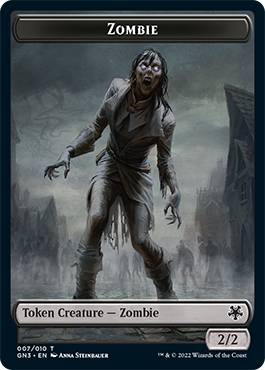 Zombie // Human Soldier Double-Sided Token [Game Night: Free-for-All Tokens] | RetroPlay Games