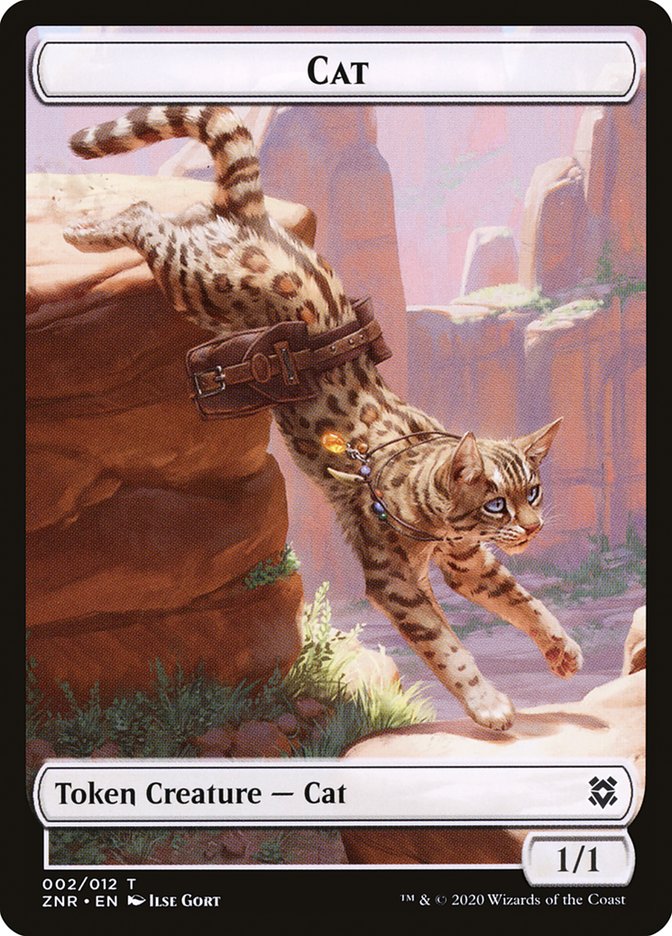 Cat Token [Zendikar Rising] | RetroPlay Games