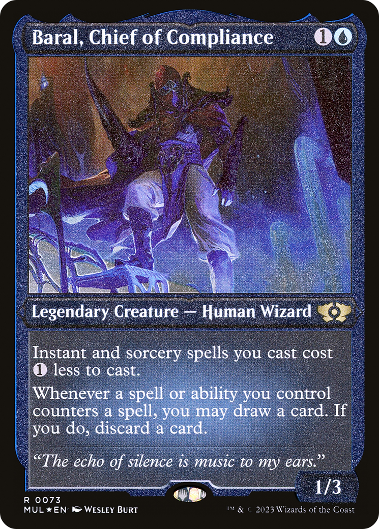 Baral, Chief of Compliance (Foil Etched) [Multiverse Legends] | RetroPlay Games