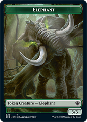 Elephant // Thopter Double-Sided Token [Starter Commander Decks] | RetroPlay Games