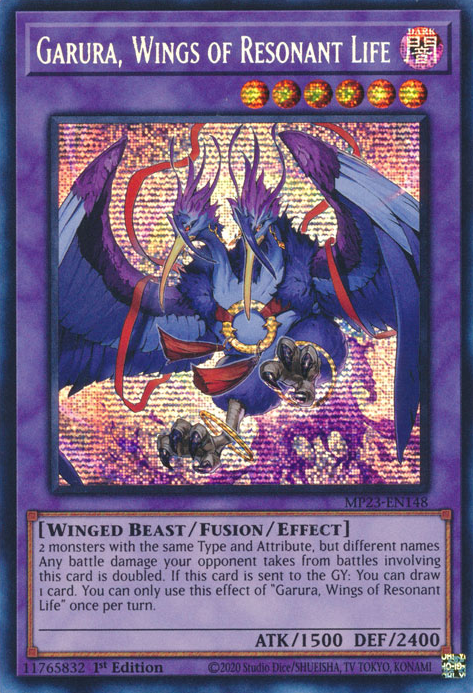 Garura, Wings of Resonant Life [MP23-EN148] Prismatic Secret Rare | RetroPlay Games