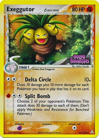 Exeggutor (41/110) (Delta Species) (Stamped) [EX: Holon Phantoms] | RetroPlay Games