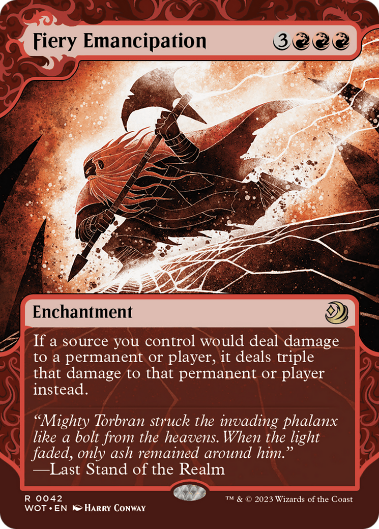 Fiery Emancipation [Wilds of Eldraine: Enchanting Tales] | RetroPlay Games