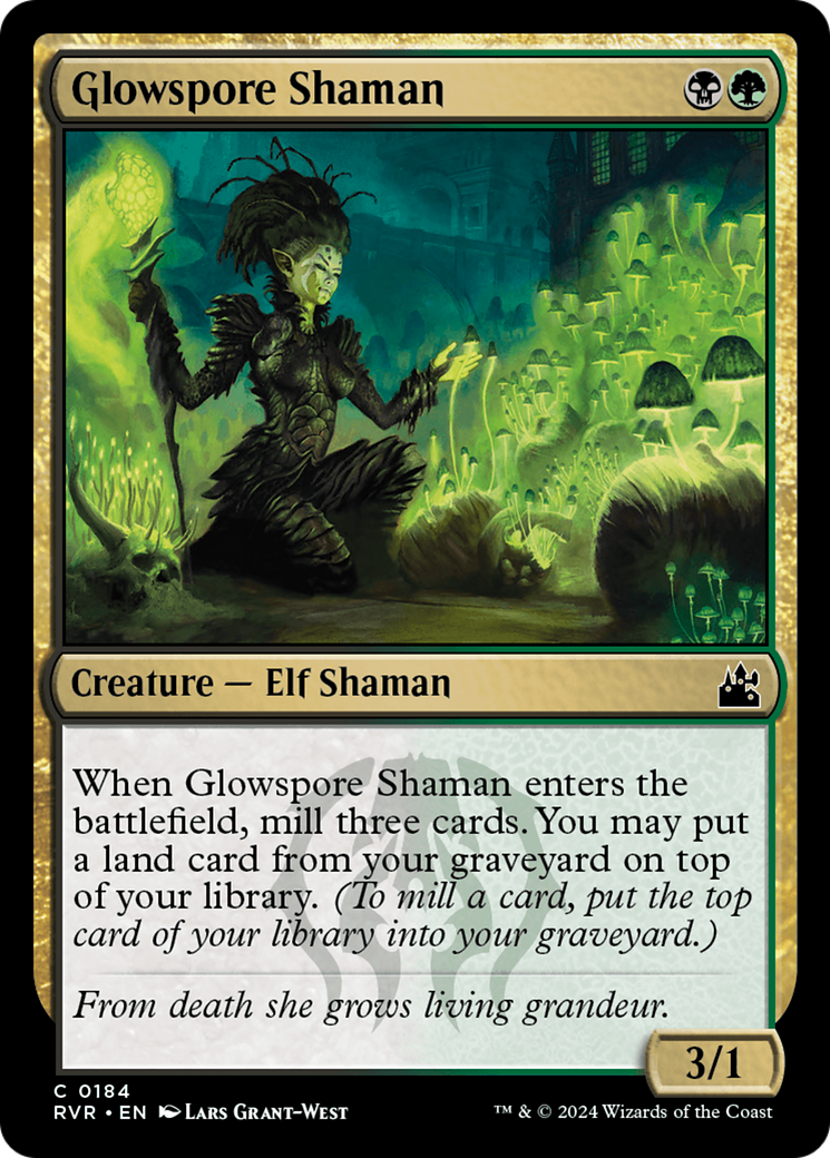 Glowspore Shaman [Ravnica Remastered] | RetroPlay Games