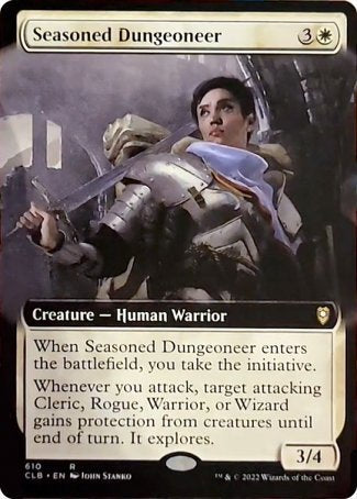 Seasoned Dungeoneer (Extended Art) [Commander Legends: Battle for Baldur's Gate] | RetroPlay Games