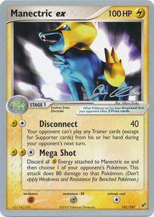 Manectric ex (101/107) (Mewtrick - Jason Klaczynski) [World Championships 2006] | RetroPlay Games