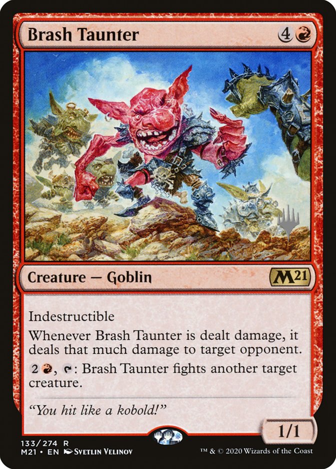 Brash Taunter (Promo Pack) [Core Set 2021 Promos] | RetroPlay Games