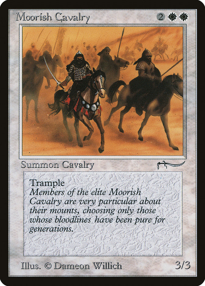 Moorish Cavalry (Dark Mana Cost) [Arabian Nights] | RetroPlay Games