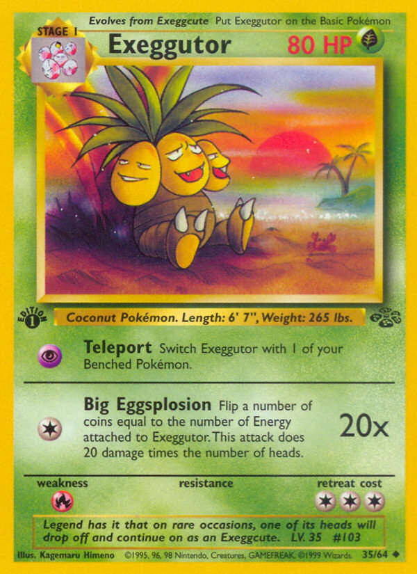 Exeggutor (35/64) [Jungle 1st Edition] | RetroPlay Games