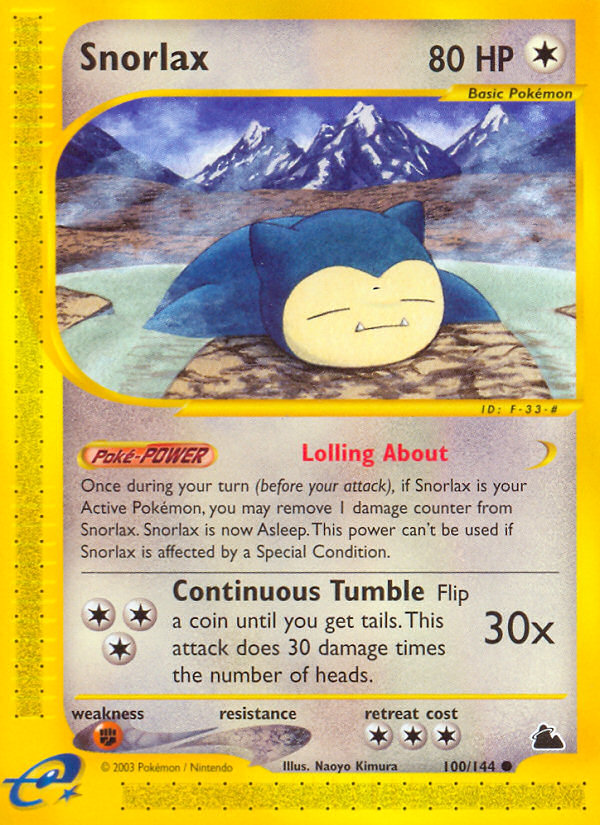 Snorlax (100/144) [Skyridge] | RetroPlay Games