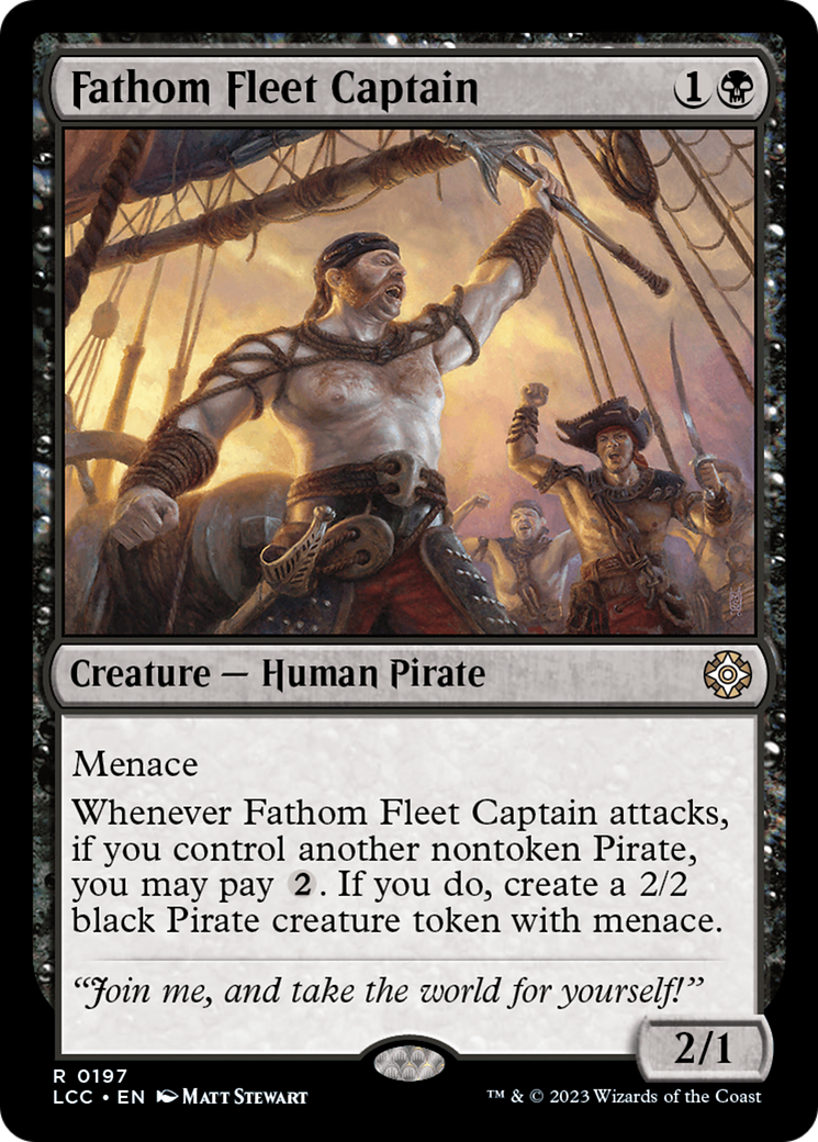 Fathom Fleet Captain [The Lost Caverns of Ixalan Commander] | RetroPlay Games