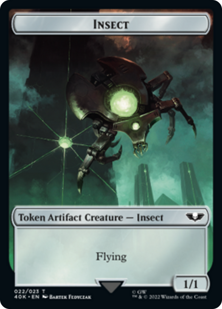 Necron Warrior // Insect [Universes Beyond: Warhammer 40,000 Tokens] | RetroPlay Games