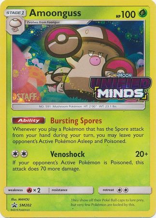 Amoonguss (SM202) (Staff Prerelease Promo) [Sun & Moon: Black Star Promos] | RetroPlay Games