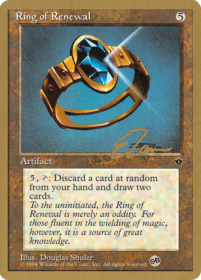 Ring of Renewal (Eric Tam) (SB) [Pro Tour Collector Set] | RetroPlay Games