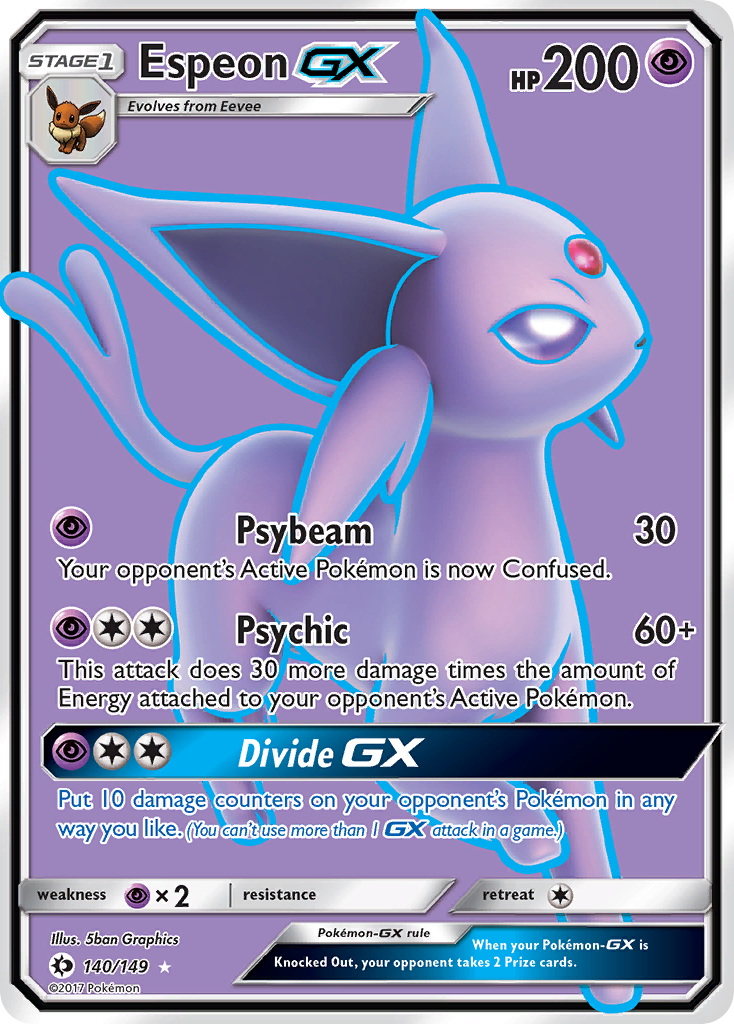 Espeon GX (140/149) [Sun & Moon: Base Set] | RetroPlay Games