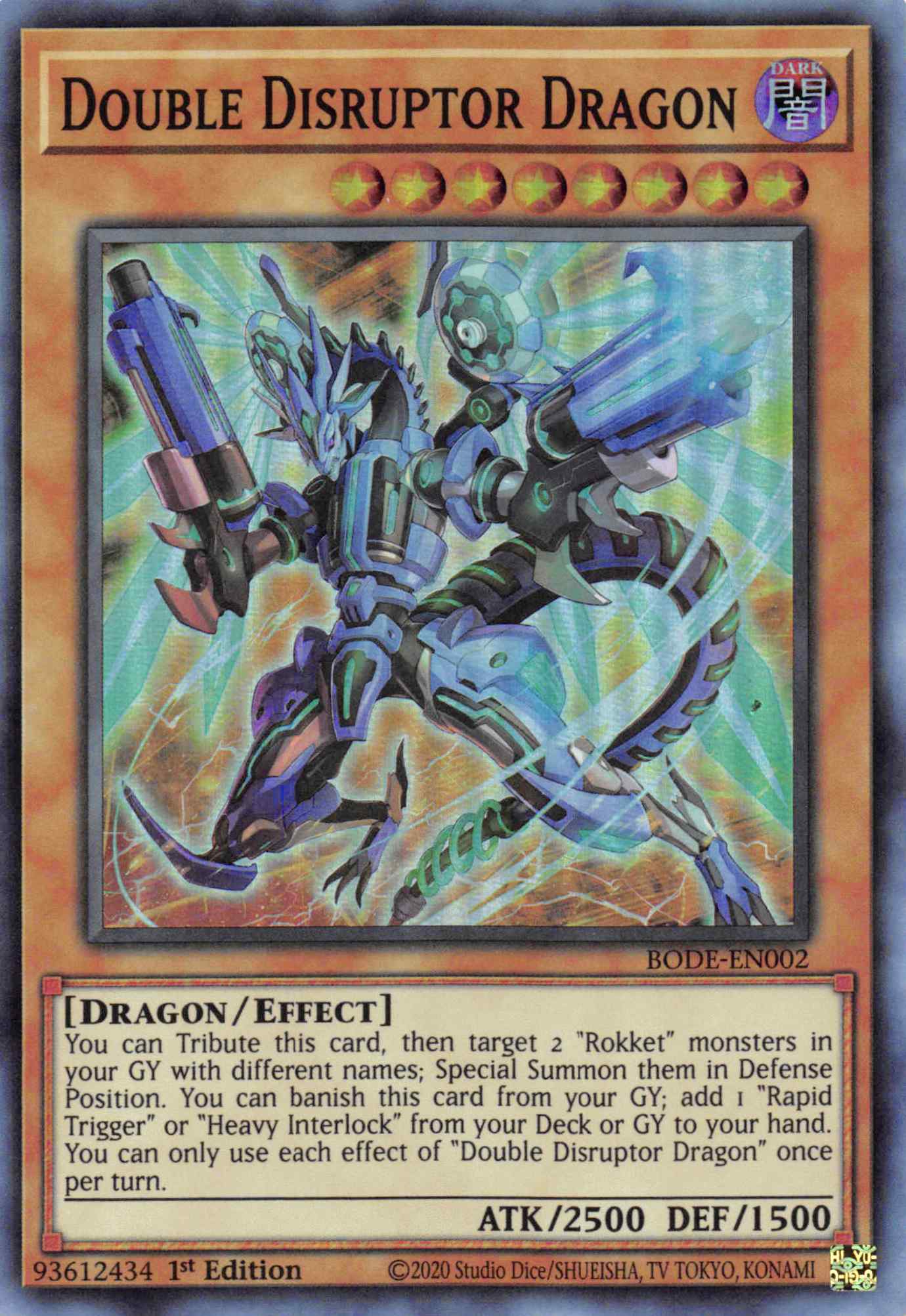 Double Disrupter Dragon [BODE-EN002] Super Rare | RetroPlay Games