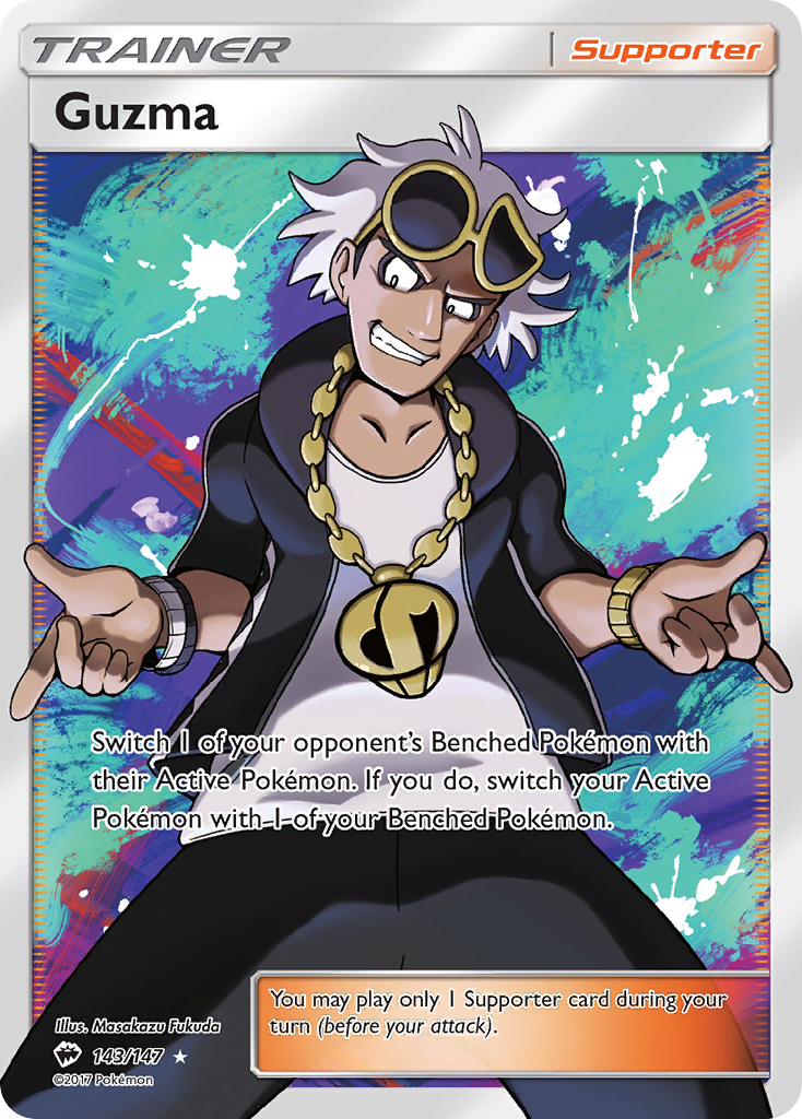 Guzma (143/147) [Sun & Moon: Burning Shadows] | RetroPlay Games