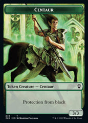 Horror // Centaur Double-sided Token [Commander Legends: Battle for Baldur's Gate Tokens] | RetroPlay Games