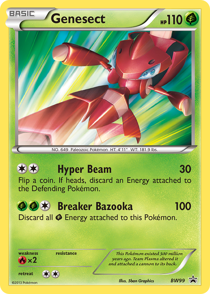 Genesect (BW99) [Black & White: Black Star Promos] | RetroPlay Games