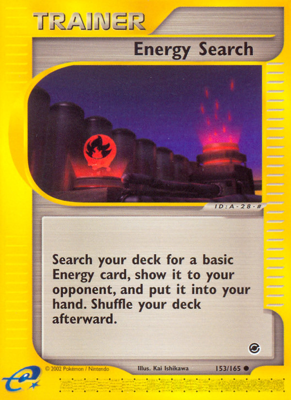 Energy Search (153/165) [Expedition: Base Set] | RetroPlay Games