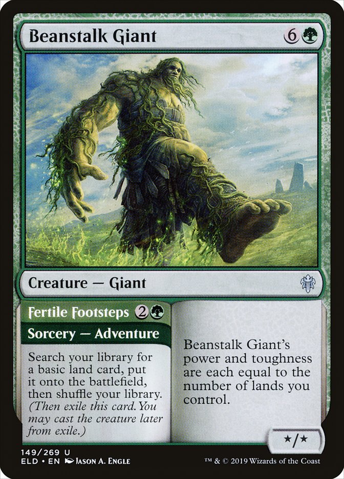 Beanstalk Giant // Fertile Footsteps [Throne of Eldraine] | RetroPlay Games