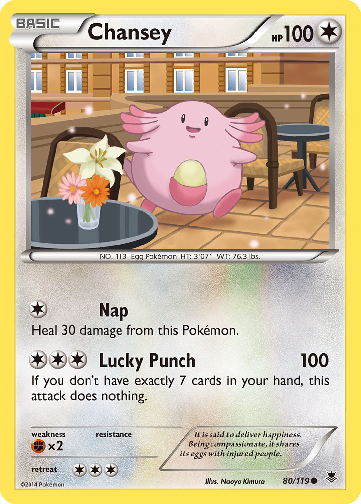 Chansey (80/119) [XY: Phantom Forces] | RetroPlay Games