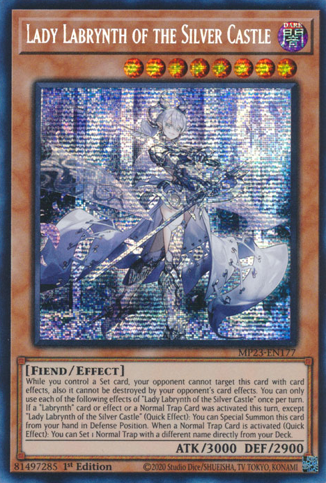 Lady Labrynth of the Silver Castle [MP23-EN177] Prismatic Secret Rare | RetroPlay Games