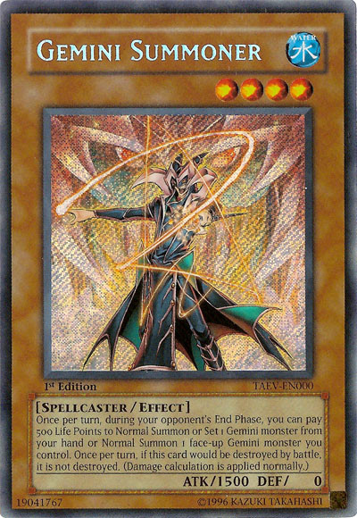 Gemini Summoner [TAEV-EN000] Secret Rare | RetroPlay Games