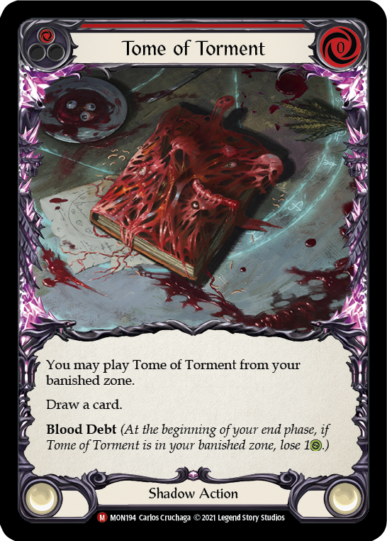 Tome of Torment [MON194-RF] (Monarch)  1st Edition Rainbow Foil | RetroPlay Games