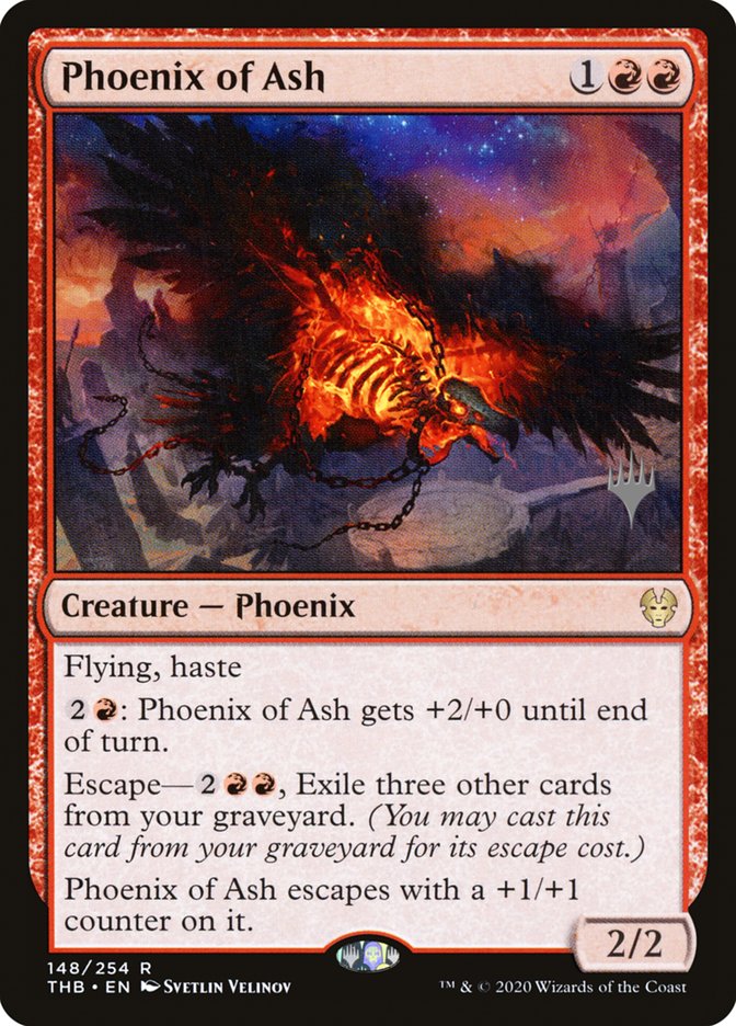 Phoenix of Ash (Promo Pack) [Theros Beyond Death Promos] | RetroPlay Games