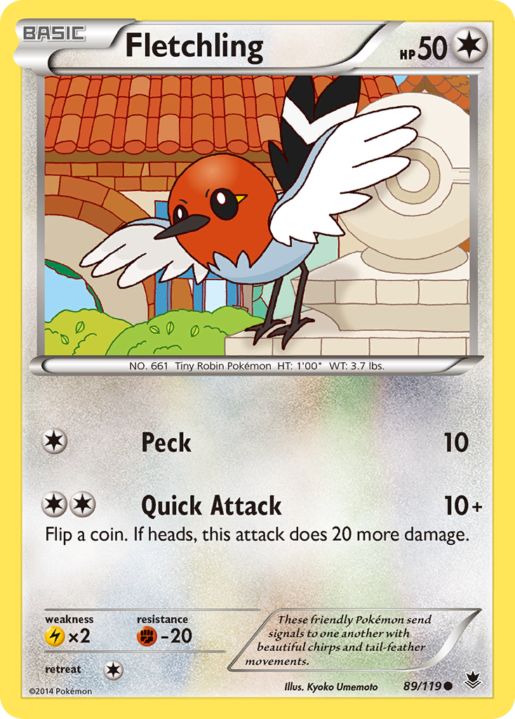 Fletchling (89/119) [XY: Phantom Forces] | RetroPlay Games