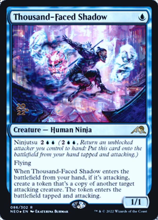 Thousand-Faced Shadow [Kamigawa: Neon Dynasty Prerelease Promos] | RetroPlay Games