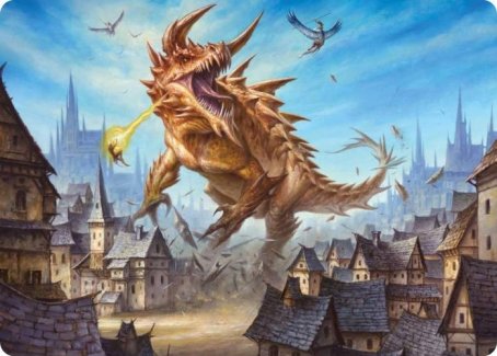 Tarrasque Art Card [Dungeons & Dragons: Adventures in the Forgotten Realms Art Series] | RetroPlay Games