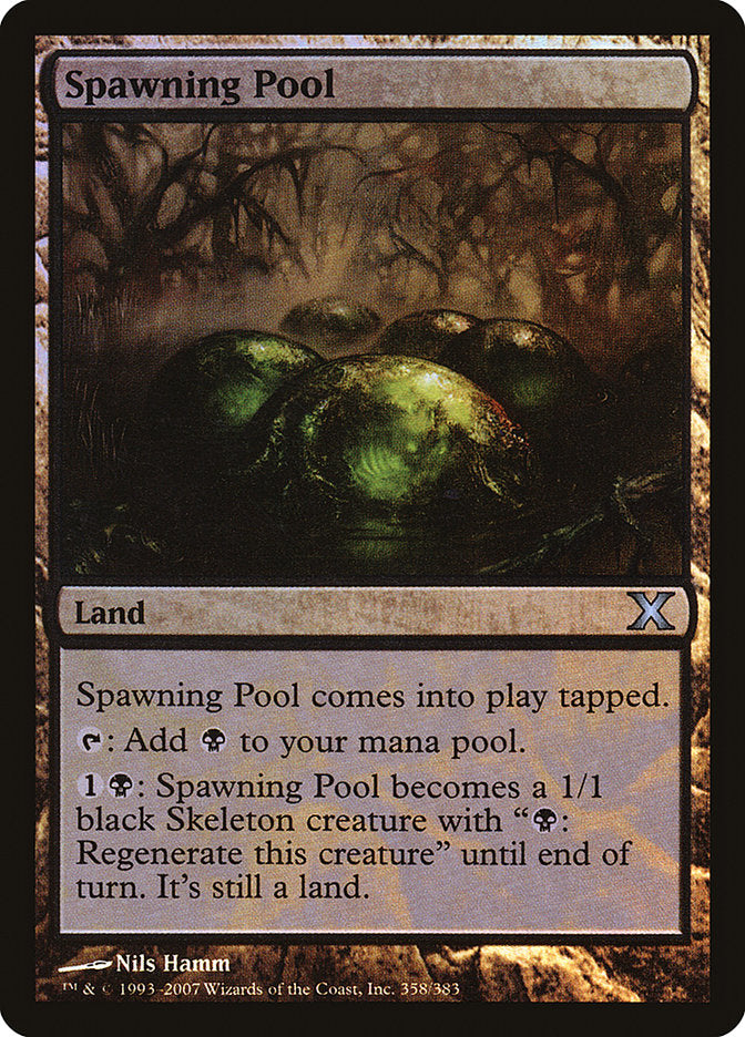 Spawning Pool (Premium Foil) [Tenth Edition] | RetroPlay Games