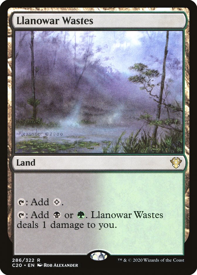 Llanowar Wastes [Commander 2020] | RetroPlay Games